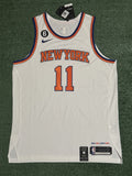 Jalen Brunson New York Knicks Jersey #11 Nike VaporKnit Authentic White Size 52 (XL) NBA