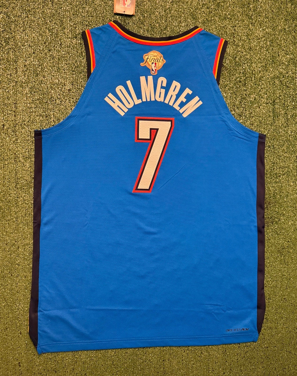 Chet Holmgren Oklahoma City Thunder Jersey #7 Nike ADV Authentic Blue Size 52 (XL) NBA