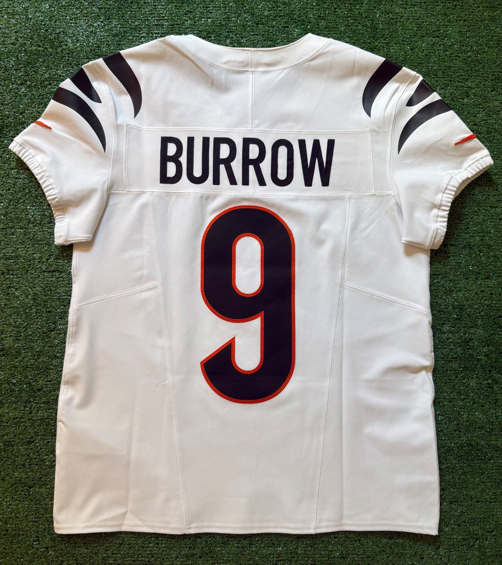 Joe Burrow Cincinnati Bengals Jersey #9 Nike Vapor FUSE Elite White Size 40 (M) NFL