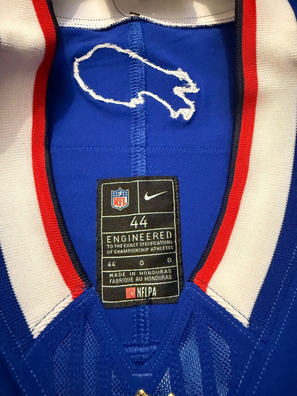 Josh Allen Buffalo Bills Jersey #17 Nike Vapor Fuse Elite Blue Size 44 (L) NFL