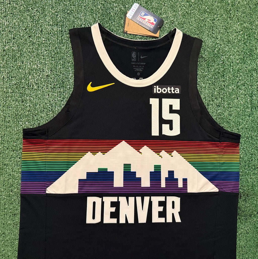 Nikola Jokic Denver Nuggets Jersey #15 Nike ADV Authentic Black Size 48 (L) NBA