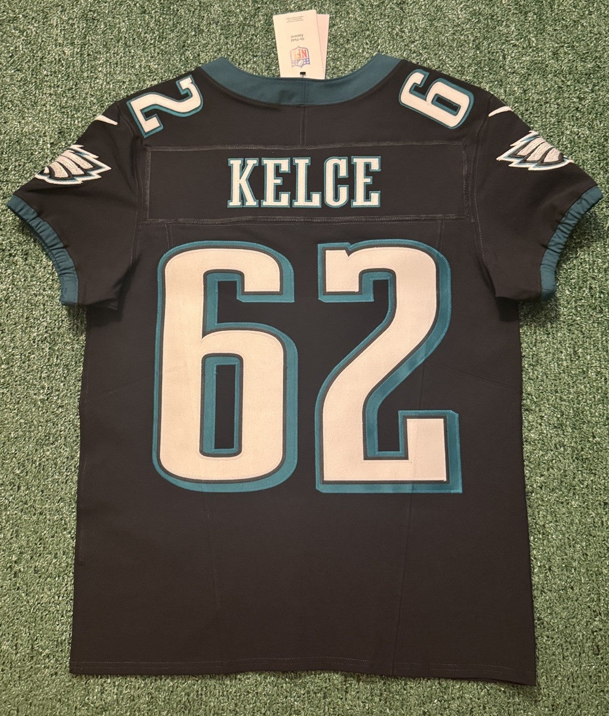 Jason Kelce Philadelphia Eagles Jersey #62 Nike Vapor FUSE Elite Black size 40 (medium) NFL