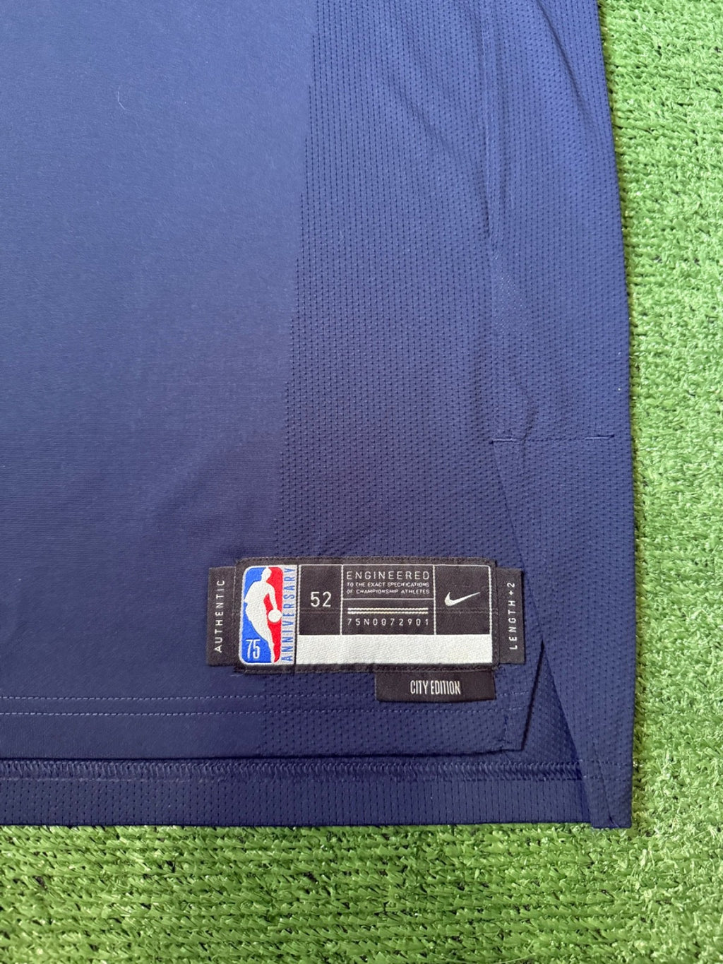Ja Morant Memphis Grizzlies Jersey #12 Nike ADV Authentic Blue Size 52 (XL) NBA