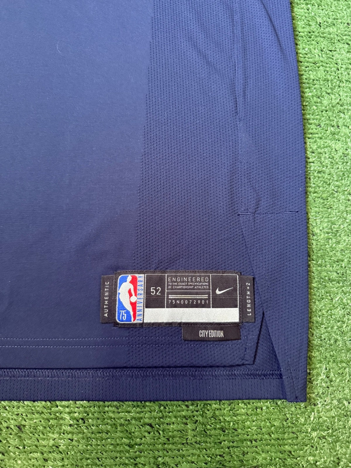 Ja Morant Memphis Grizzlies Jersey #12 Nike ADV Authentic Blue Size 52 (XL) NBA