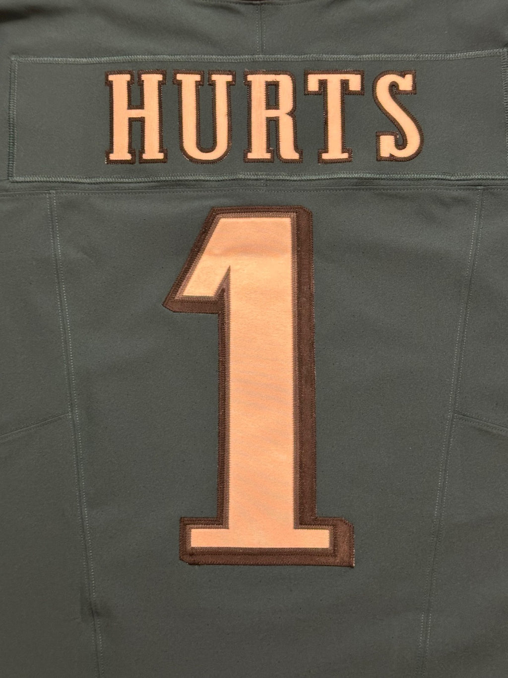 Jalen Hurts Philadelphia Eagles Jersey #1 Nike Vapor FUSE Elite Green size 44 (Large) NFL