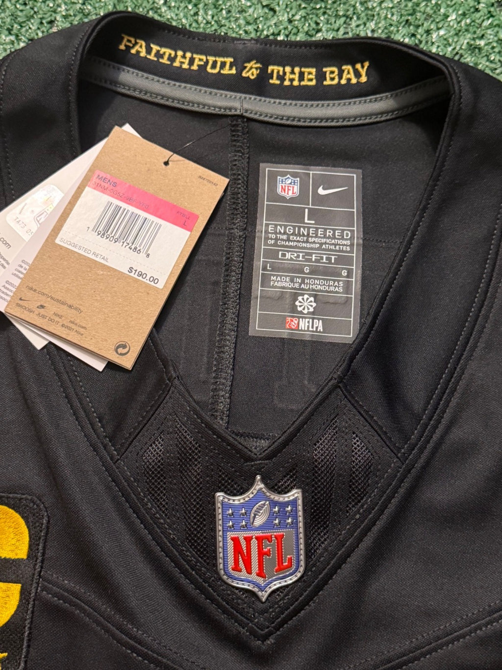 George Kittle San Francisco 49ers
Jersey #85 Nike FUSE Rivalry Black 
Size (Large) NFL