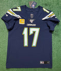 Philip Rivers Los Angeles Chargers Jersey #17 Nike Vapor Elite Navy Size 44 (L) NFL