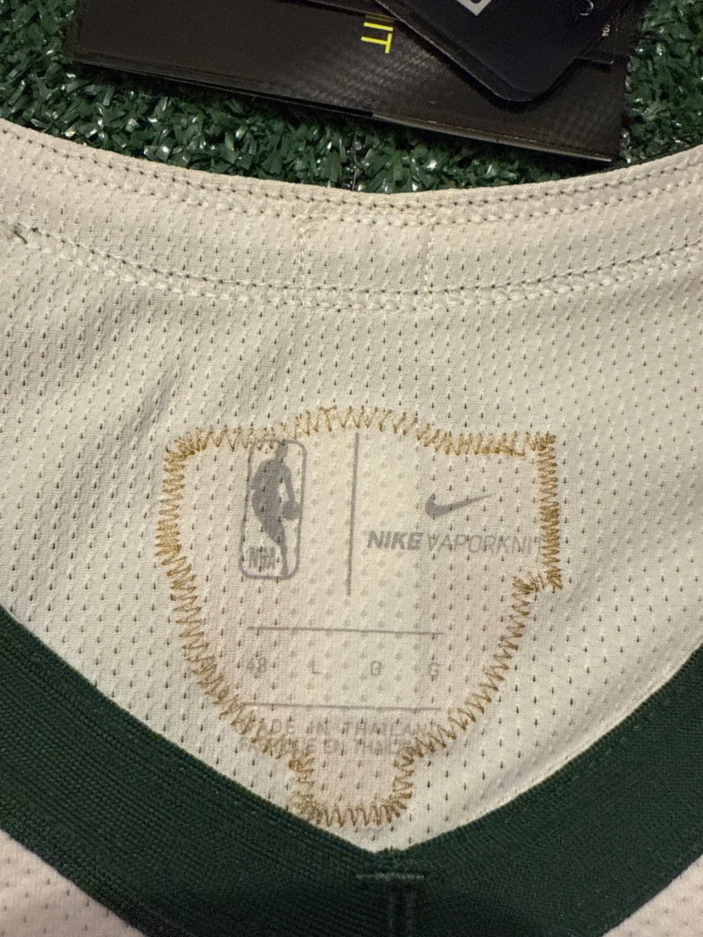 Giannis Antetokounmpo Milwaukee Bucks Jersey #34 Nike Vaporknit Authentic White Size 48 (Large) NBA