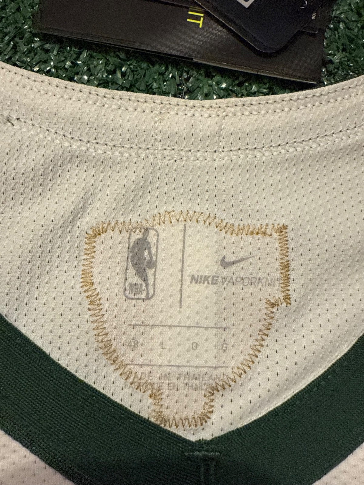 Giannis Antetokounmpo Milwaukee Bucks Jersey #34 Nike Vaporknit Authentic White Size 48 (Large) NBA