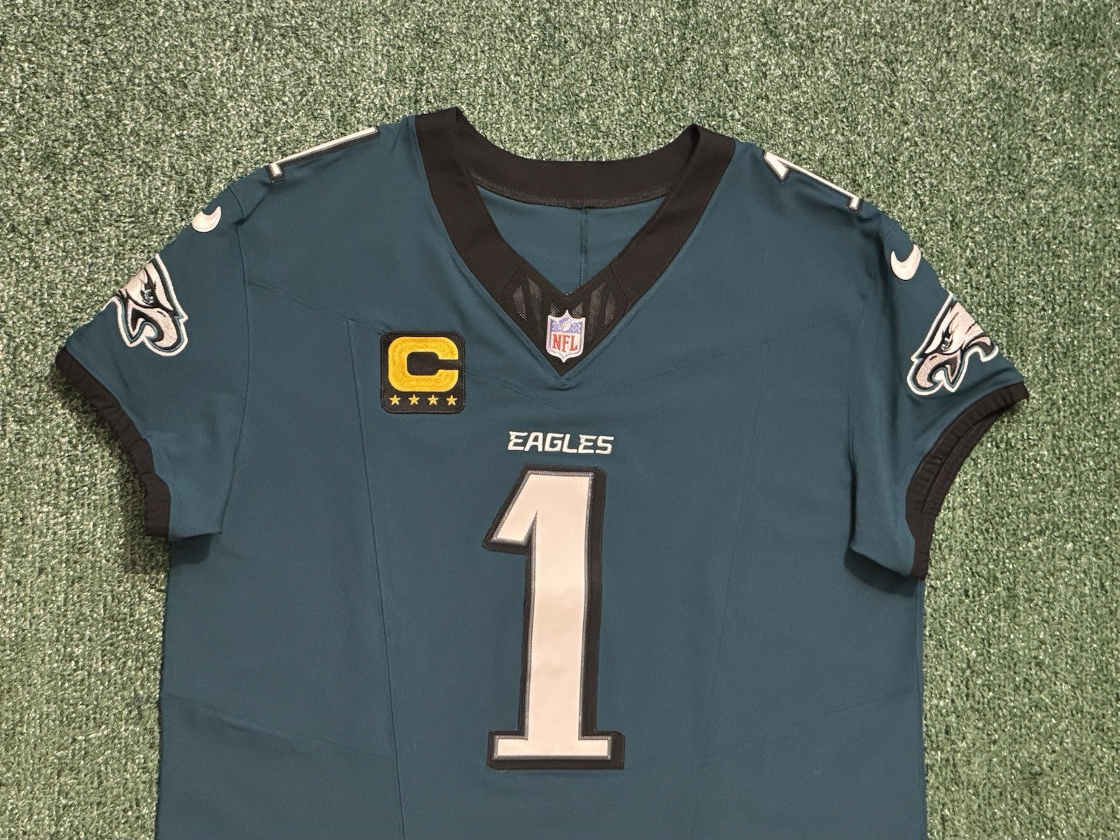 Jalen Hurts Philadelphia Eagles Jersey #1 Nike Vapor FUSE Elite Green size 48 (XL) NFL