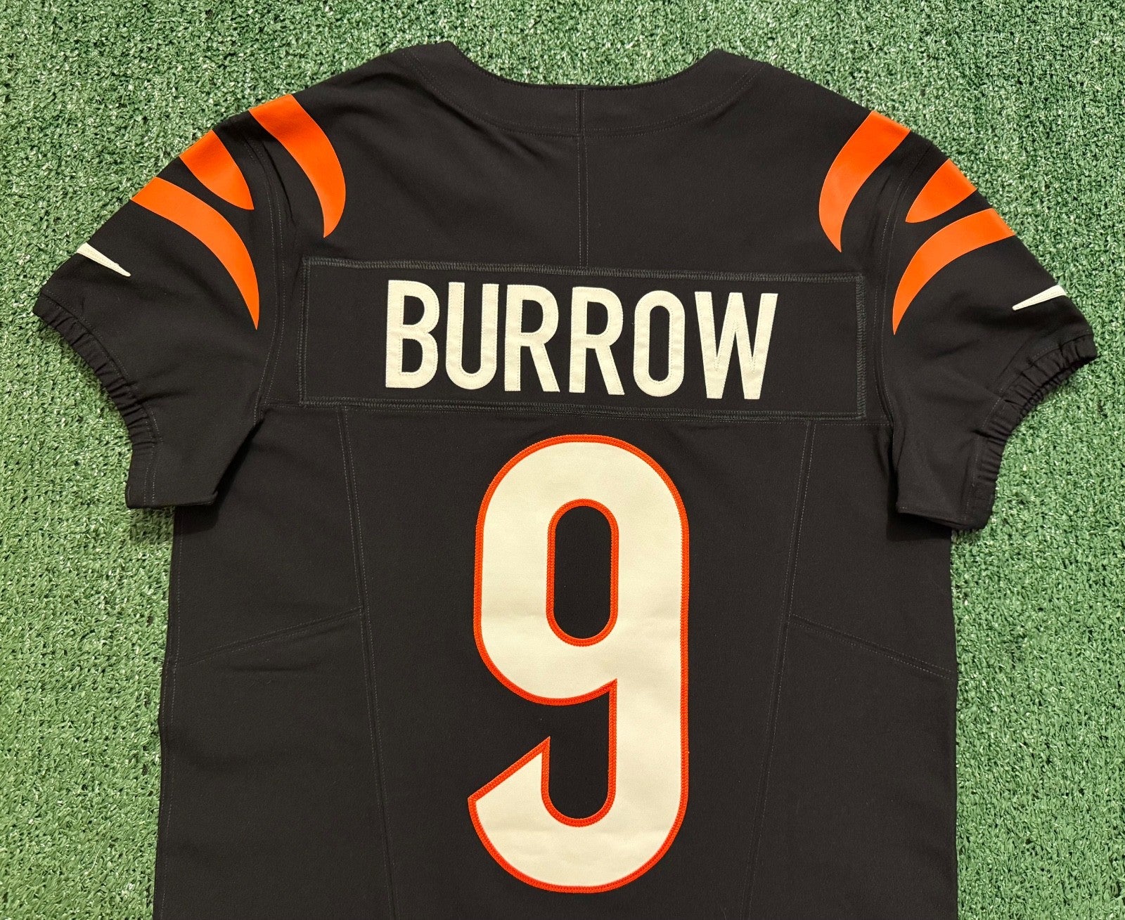 Joe Burrow Cincinnati Bengals Jersey #9 Nike Vapor FUSE Elite Black Size 40 (M) NFL
