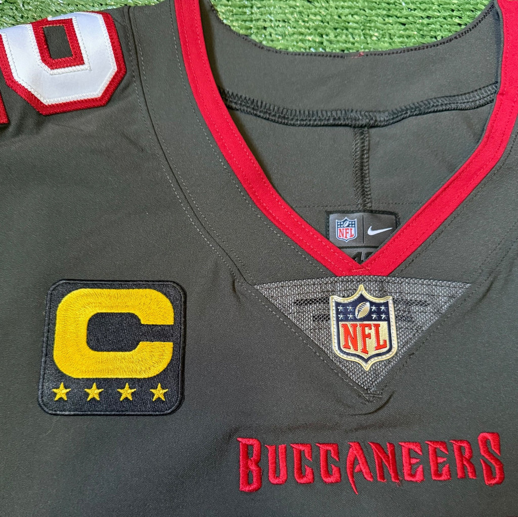 Tom Brady Tampa Bay Buccaneers Jersey #12 Nike Vapor Elite Gray size 40 (Medium) NFL