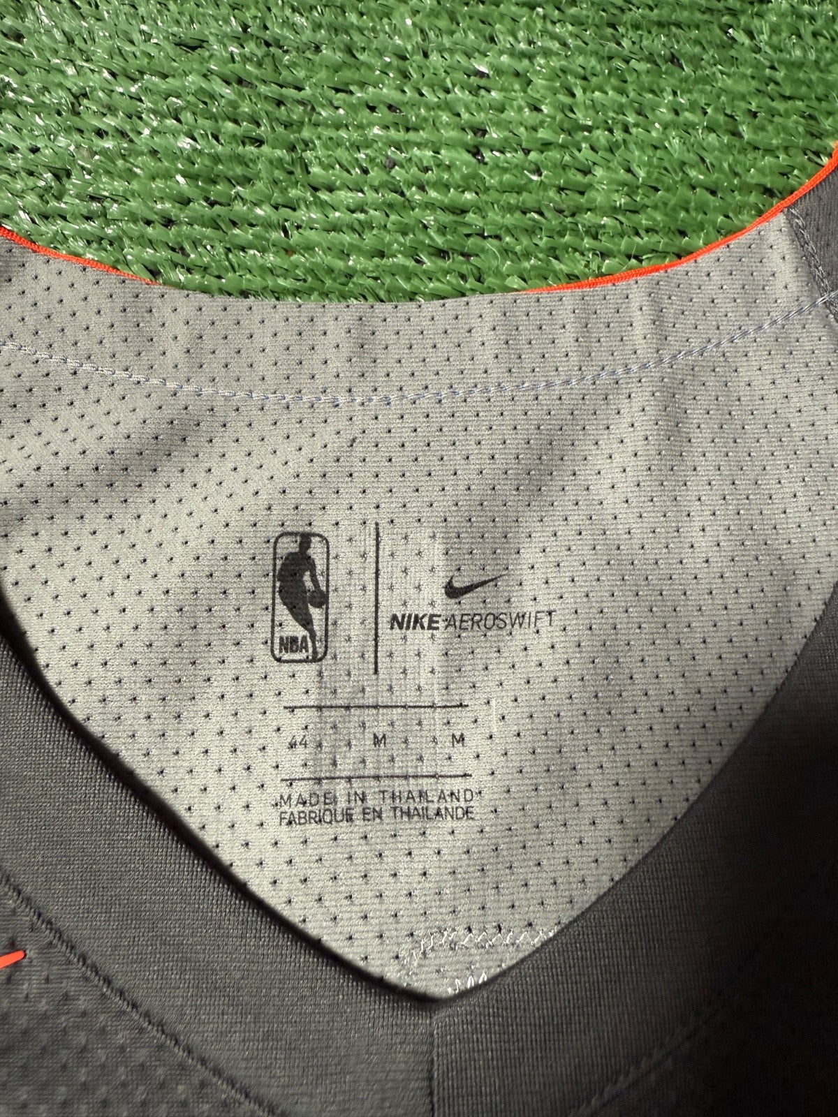 Russell Westbrook Oklahoma City Thunder Jersey #0 Nike Aeroswift Authentic Gray Size 44 (M) NBA