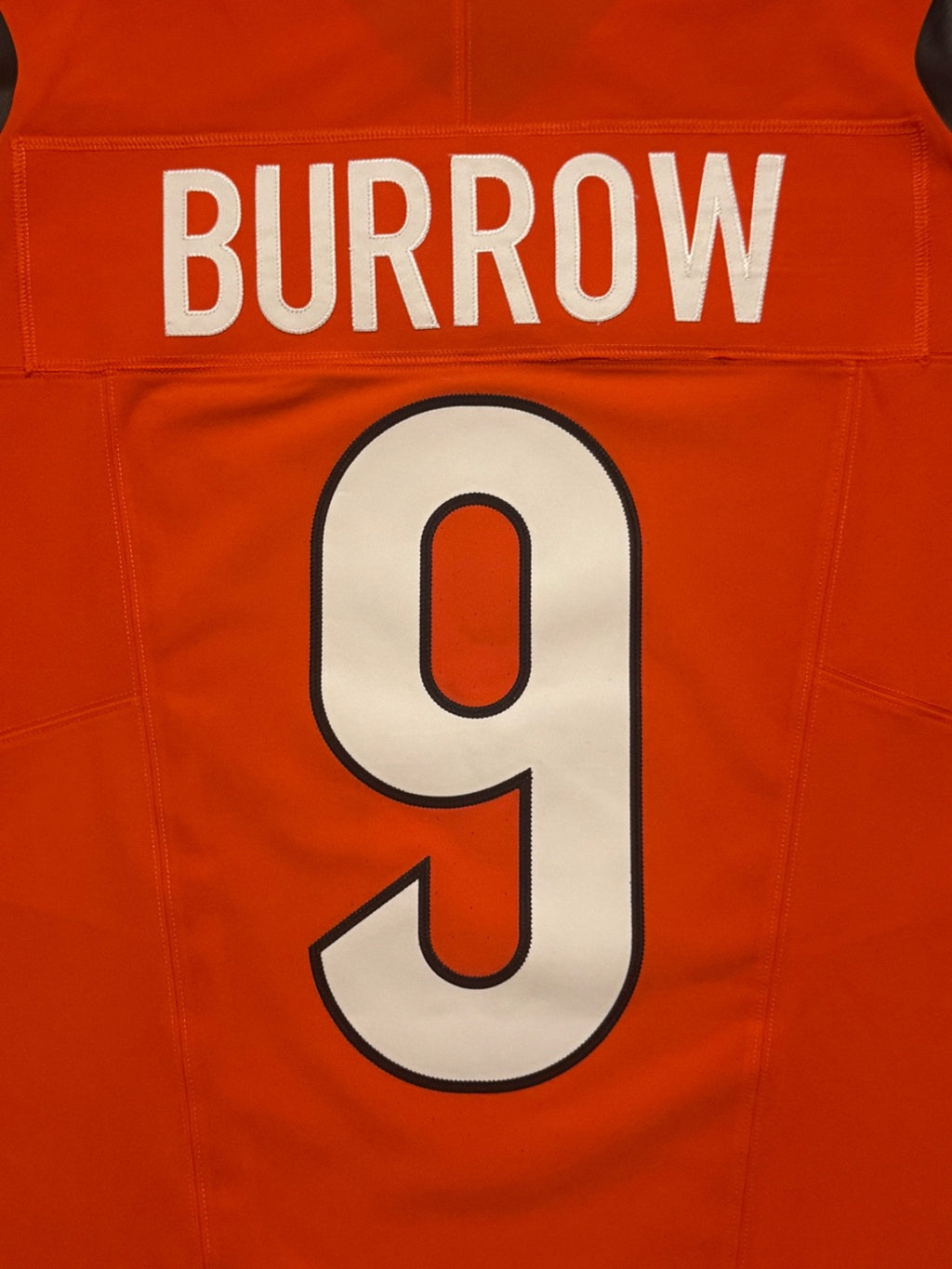 Joe Burrow Cincinnati Bengals Jersey #9 Nike Vapor FUSE Elite Orange Size 48 (XL) NFL