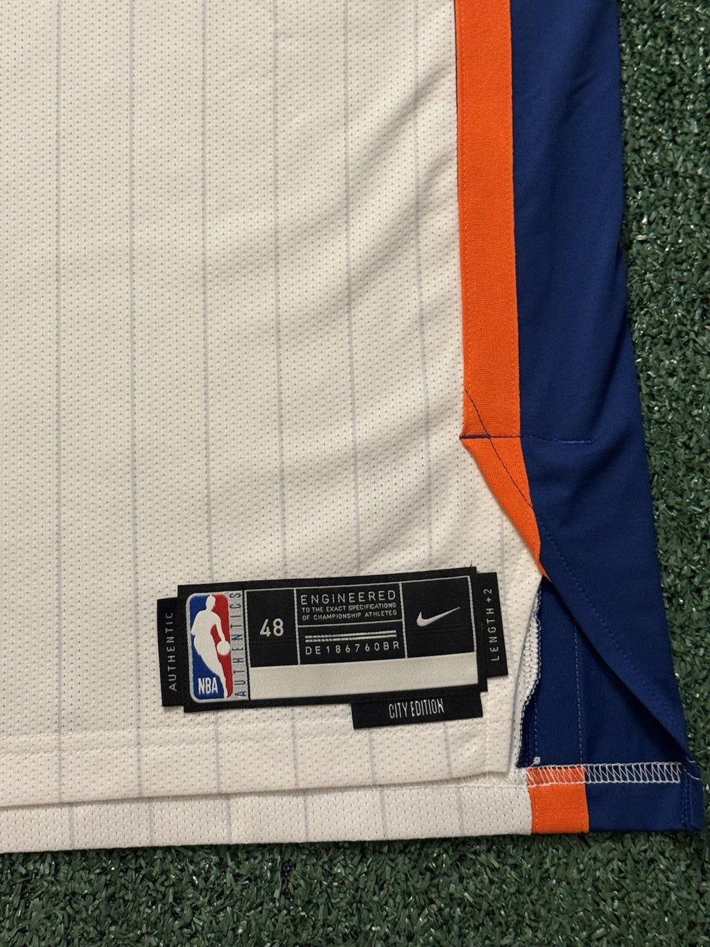 Jalen Brunson New York Knicks Jersey #11 Nike ADV Authentic White Size 48 (L) NBA