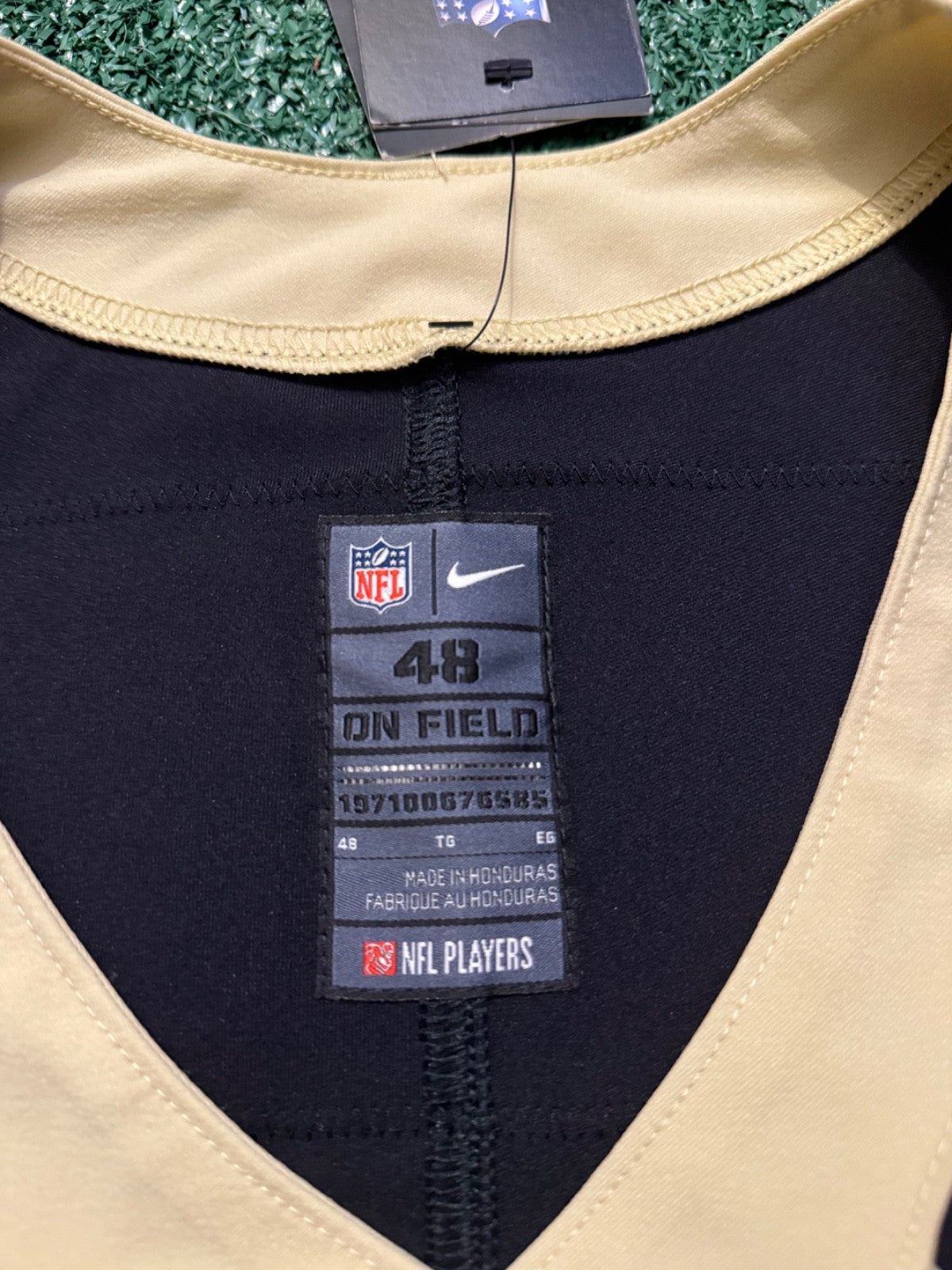 Authentic Drew Brees New Orleans Saints Jersey #9 Nike Vapor Elite Black Size 48 (XL) NFL