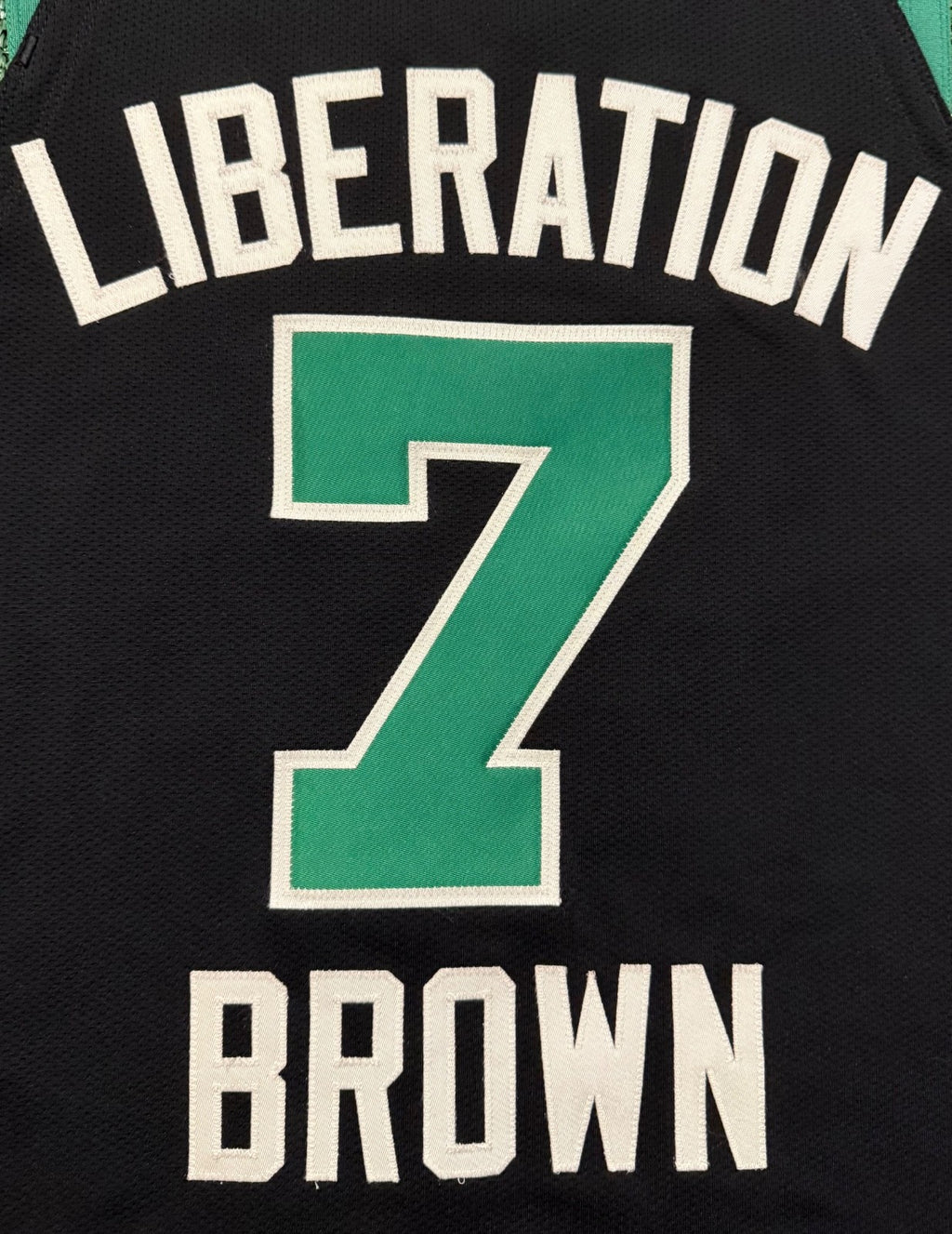 Jaylen Brown Boston Celtics Jersey #7 Nike Vaporknit Authentic Black Size 48 (Large) NBA