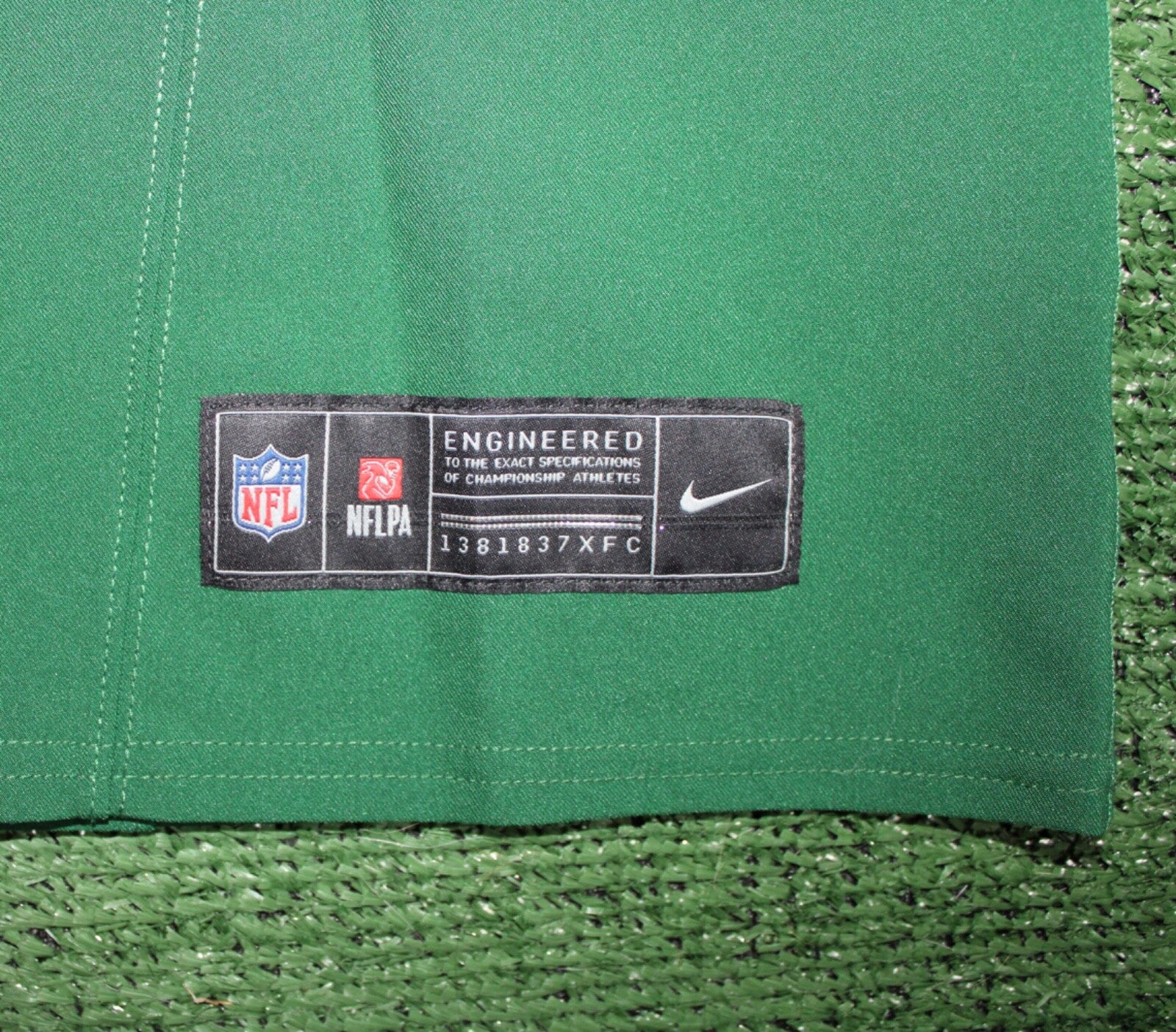 Breece Hall New York Jets Jersey #20 Nike Vapor Fuse Elite Green Size 40 (M) NFL