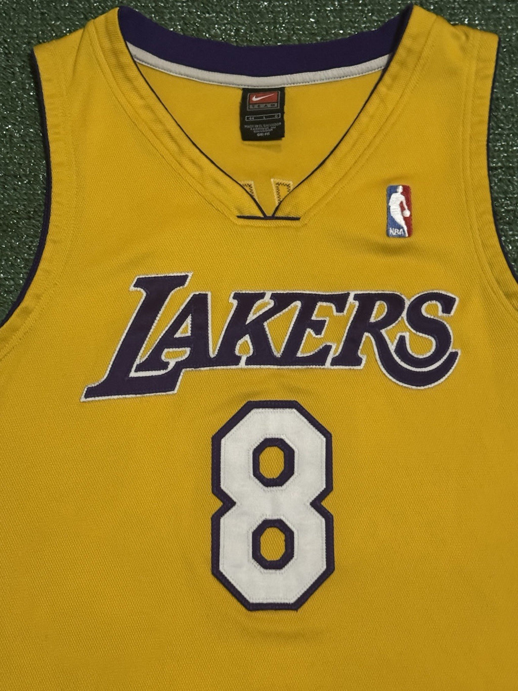 Kobe Bryant Los Angeles Lakers Jersey #8 Nike Authentic Gold Size 44 (L) NBA