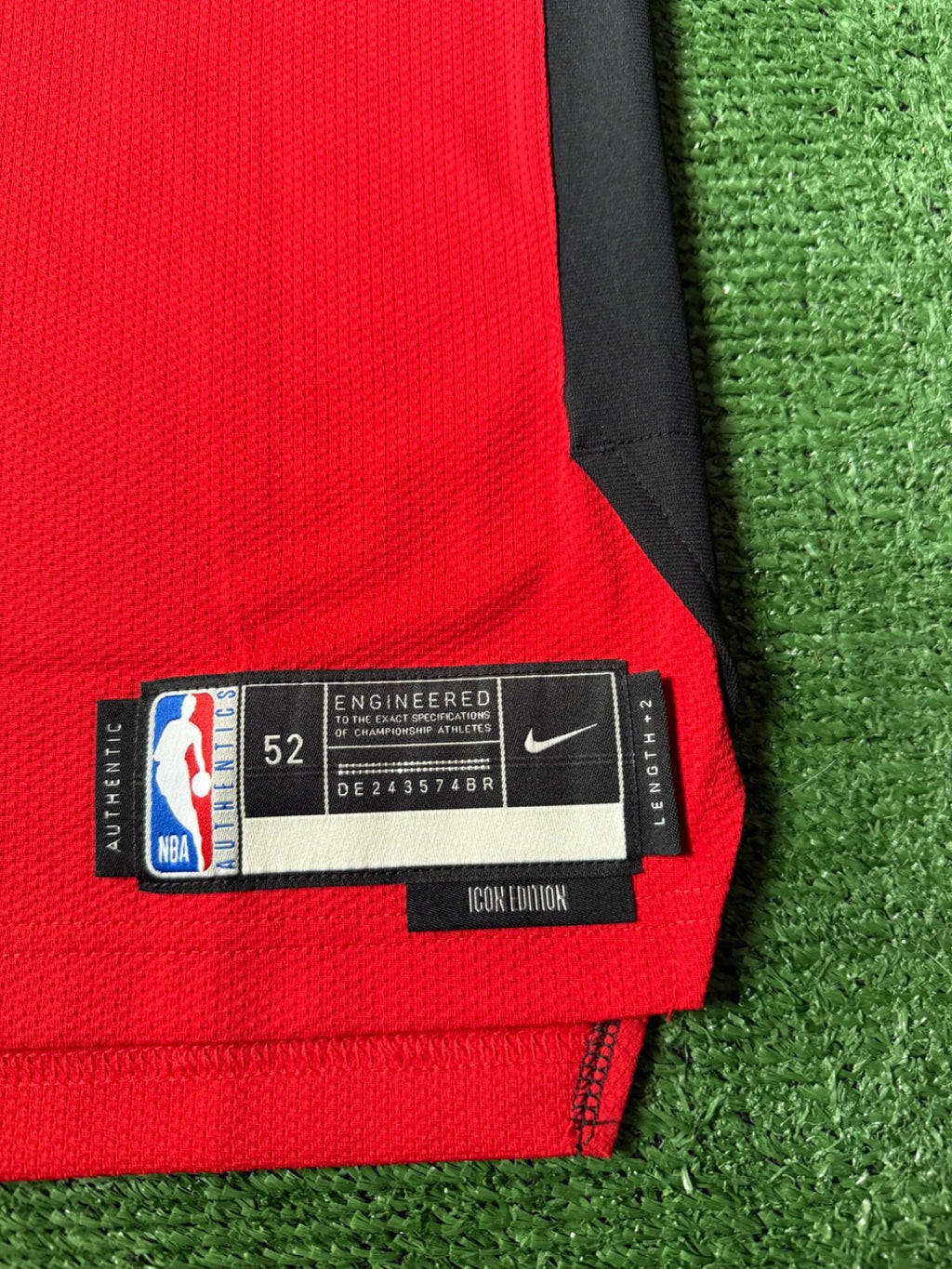 Amen Thompson Houston Rockets Jersey #1 Nike ADV Authentic Red Size 52 (XL) NBA
