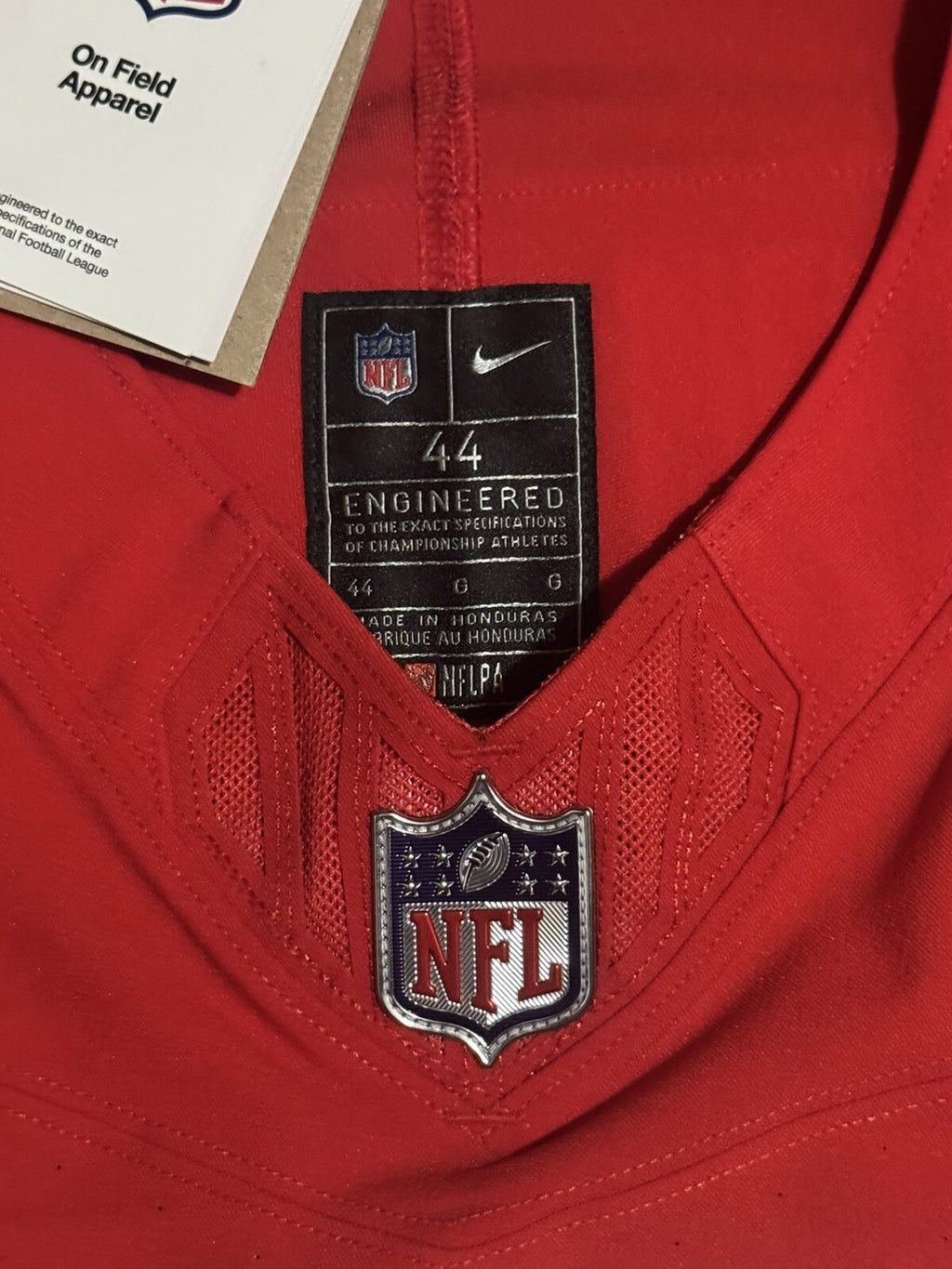 Patrick Mahomes Kansas City Chiefs Jersey #15 Nike Vapor FUSE Elite Red Size 44 (L) NFL