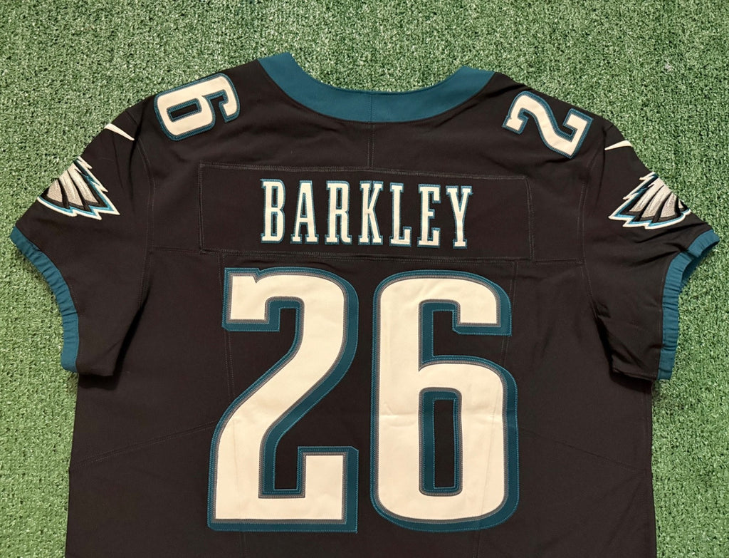 Saquon Barkley Philadelphia Eagles Jersey #26 Nike FUSE Elite Black size 48 (XL) NFL