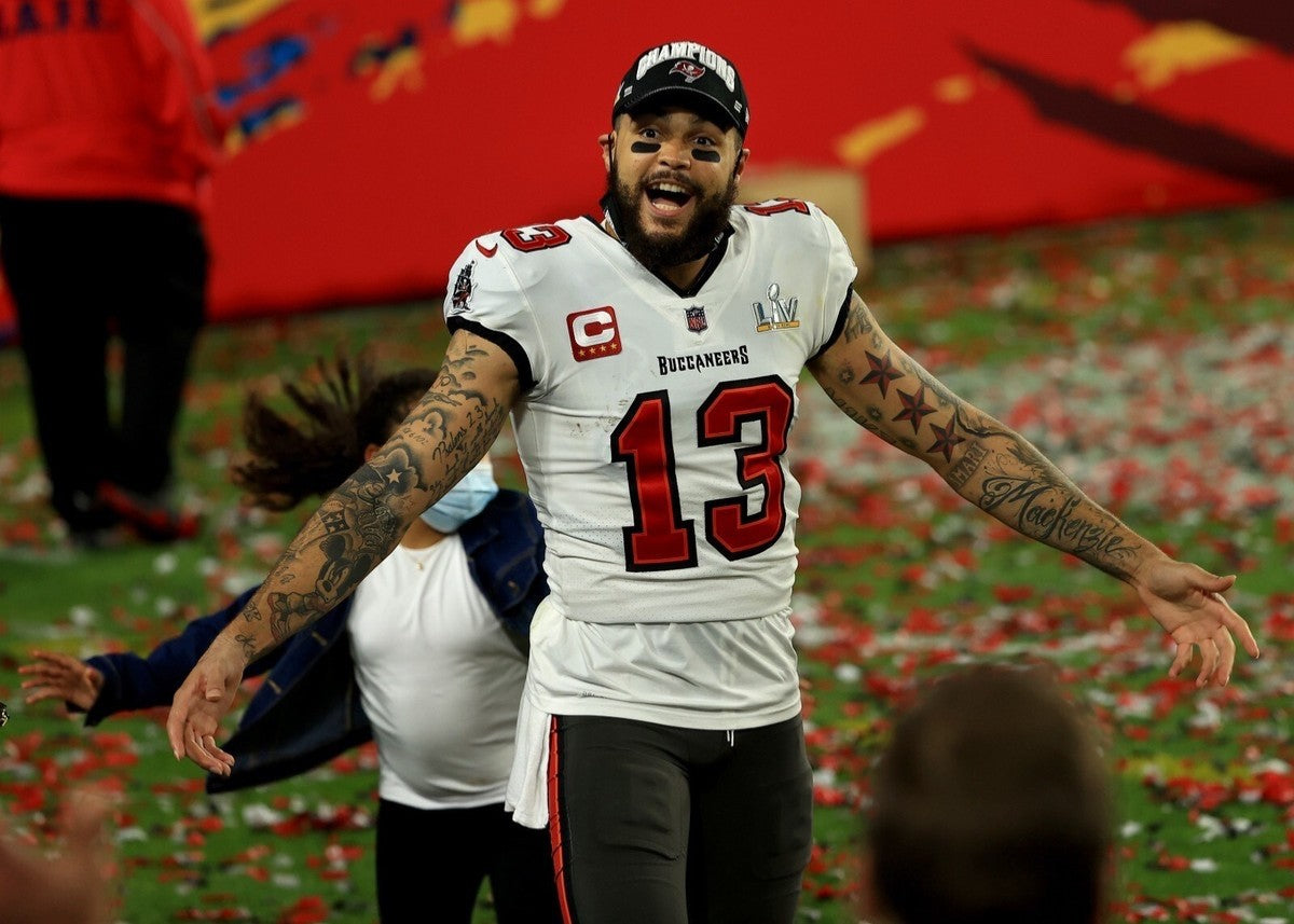 Mike Evans Tampa Bay Buccaneers Jersey #13 Nike Vapor Elite White Size 44 (Large) NFL