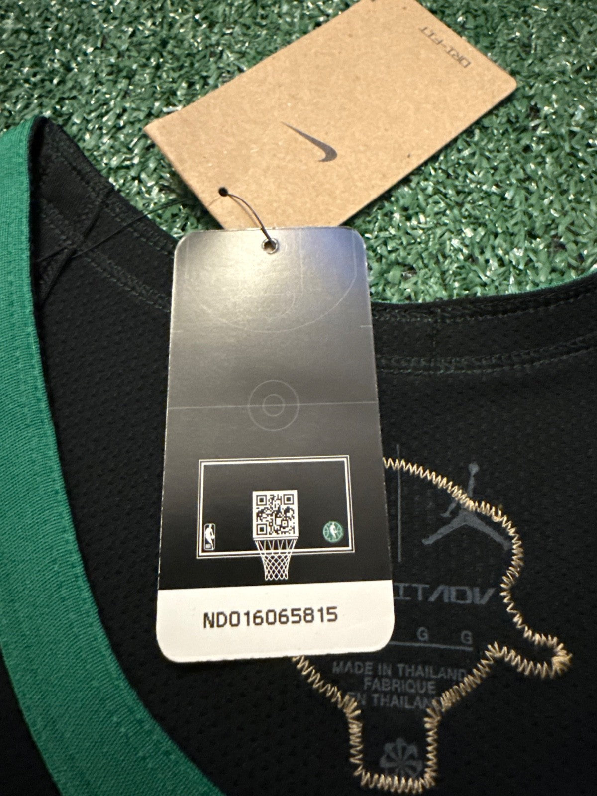 Jayson Tatum Boston Celtics Jersey #0 Nike ADV Authentic Black Size 48 (L) NBA