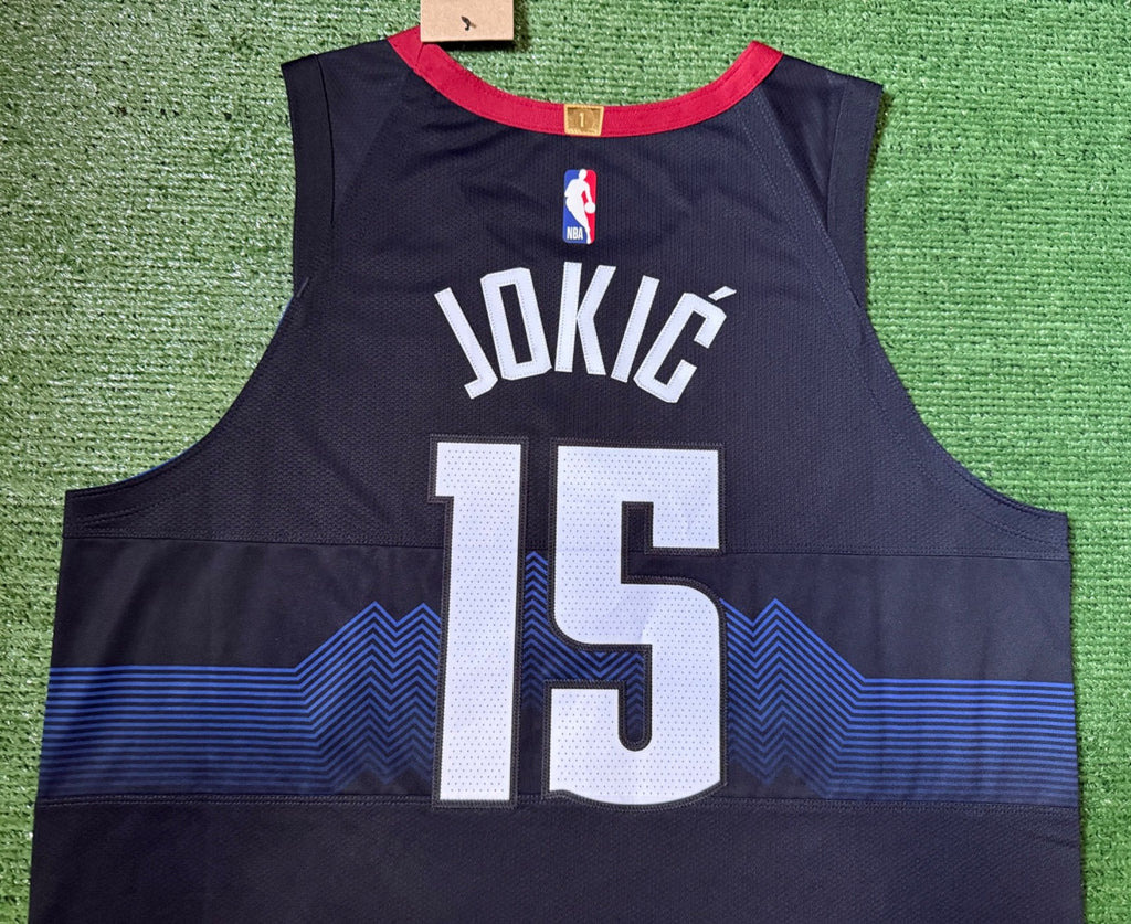 Nikola Jokic Denver Nuggets Jersey #15 Nike ADV Authentic Black Size 48 (L) NBA