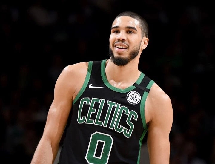 Jayson Tatum Boston Celtics Jersey #0 Nike VaporKnit Authentic Black Size 48 (L) NBA