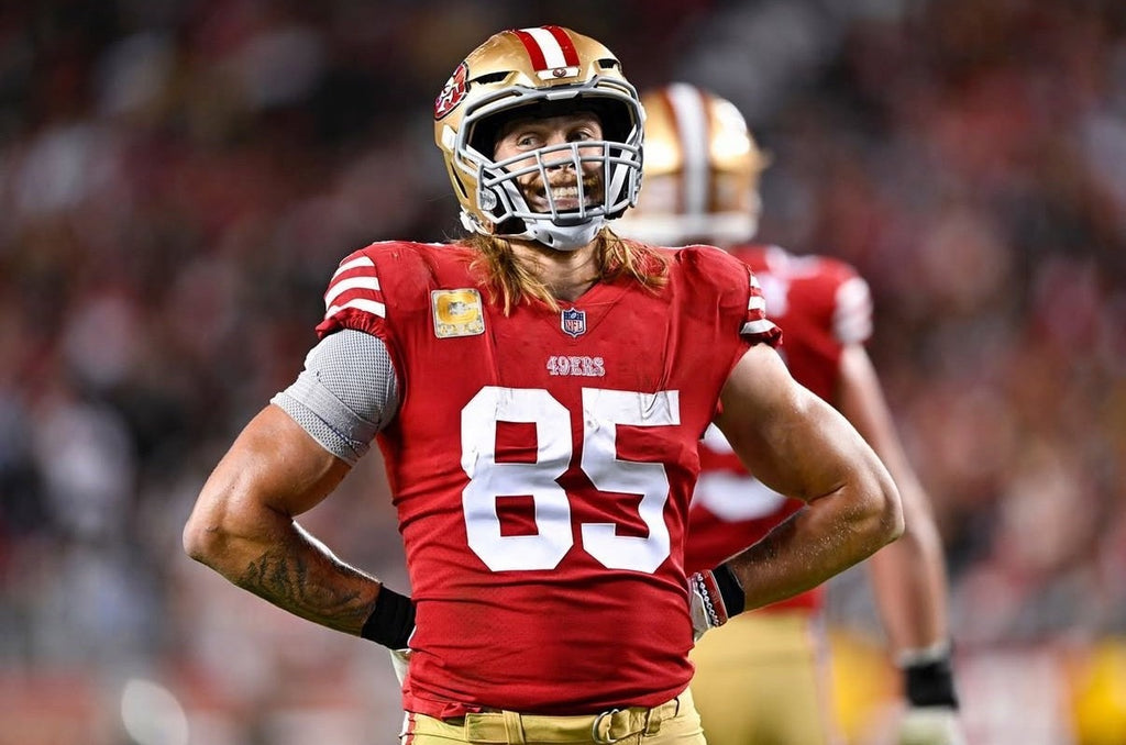 George Kittle San Francisco 49ers  Jersey #85 Nike Vapor Elite red Size 44 (Large) NFL