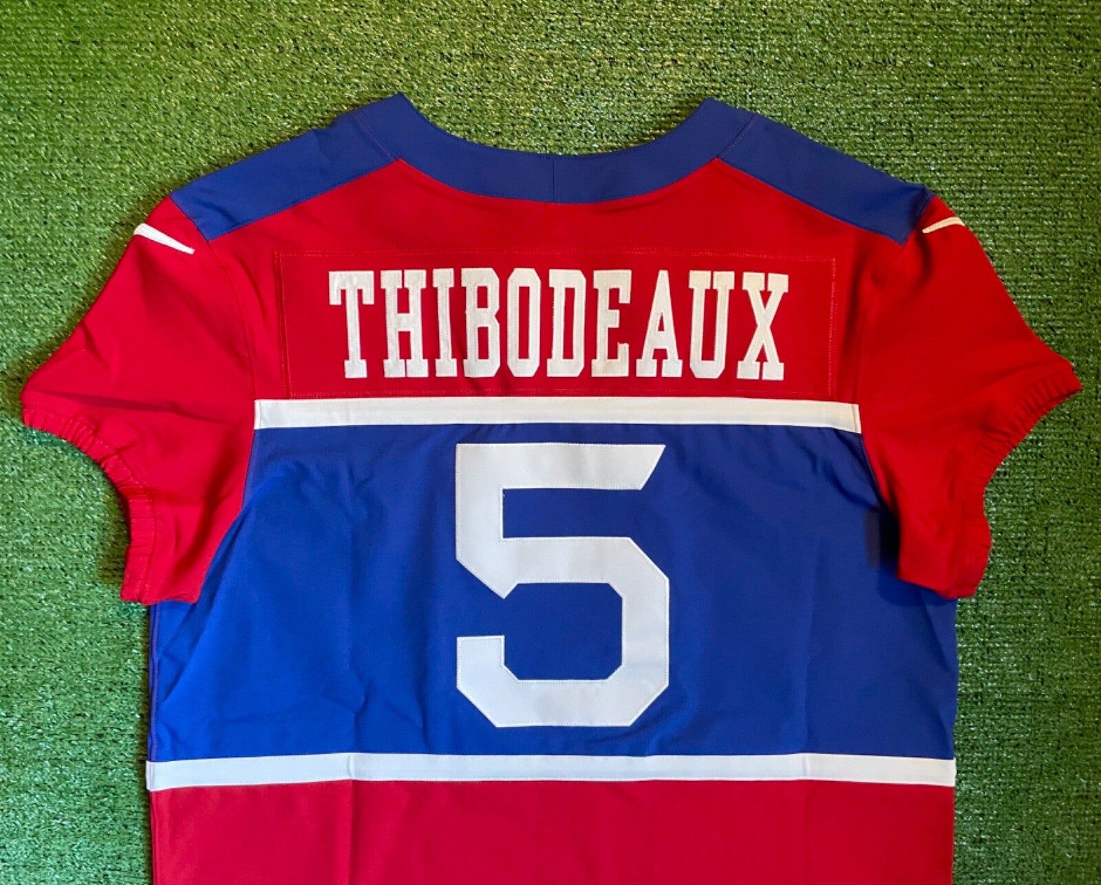 Kayvon Thibodeaux New York Giants Jersey #5 Nike Vapor FUSE Elite Red Size 44 (Large) NFL