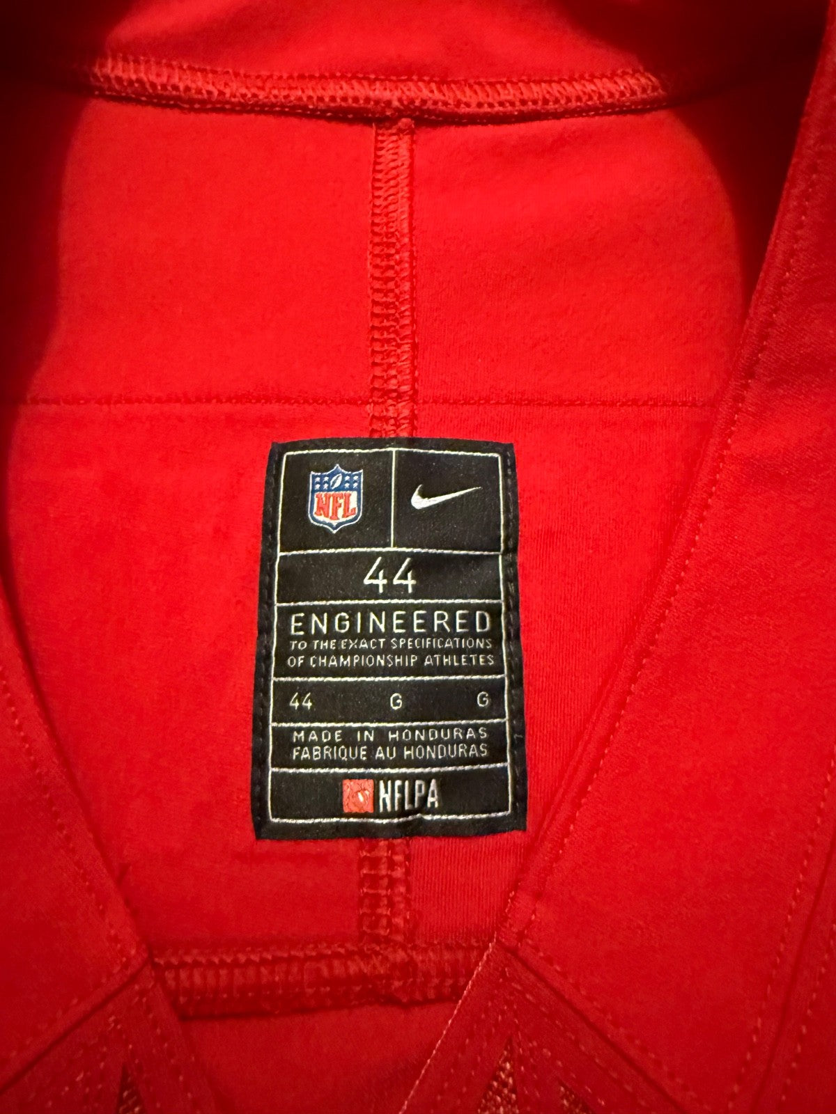 Fred Warner San Francisco 49ers
Jersey #54 Nike Vapor FUSE Elite red Size 44 (Large) NFL