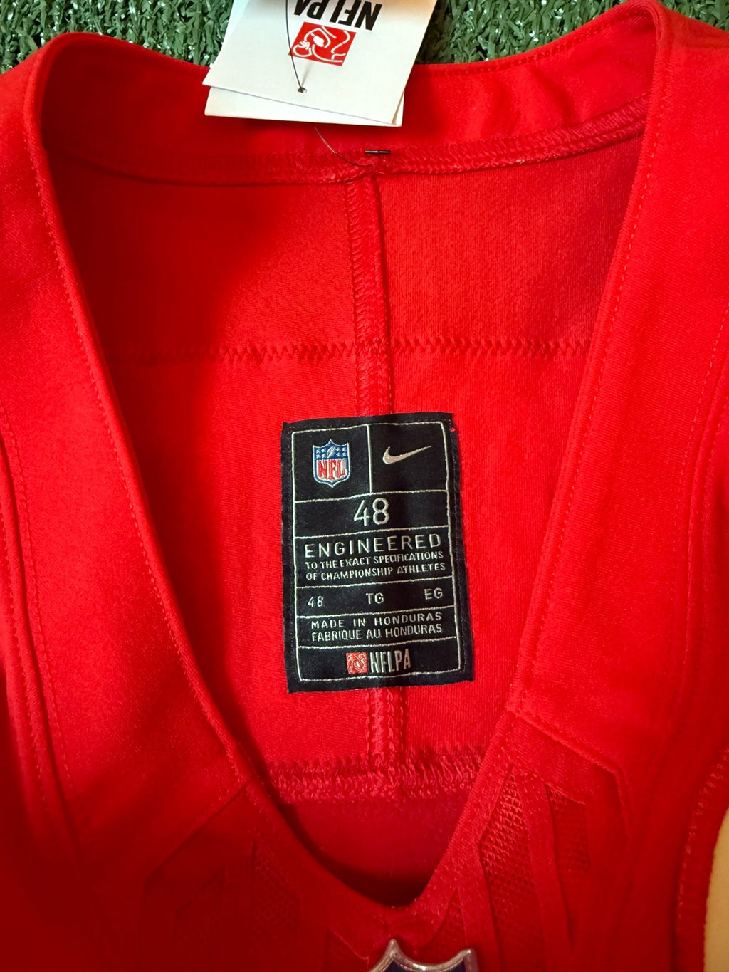 Chris Jones Kansas City Chiefs Jersey #95 Nike Vapor Fuse Elite Red Size 48 (XL) NFL