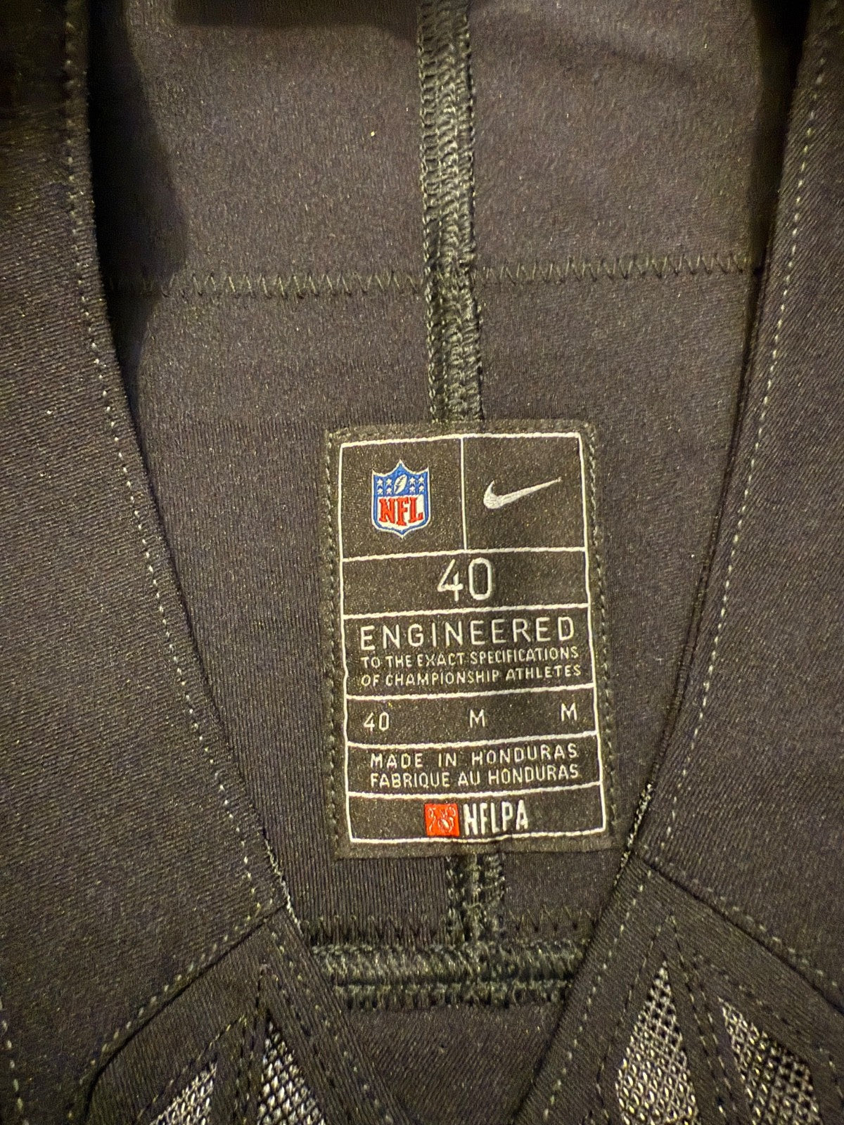 Amon Ra St Brown Detroit Lions Jersey #14 Nike Vapor FUSE Elite Black Size 40 (Medium) NFL