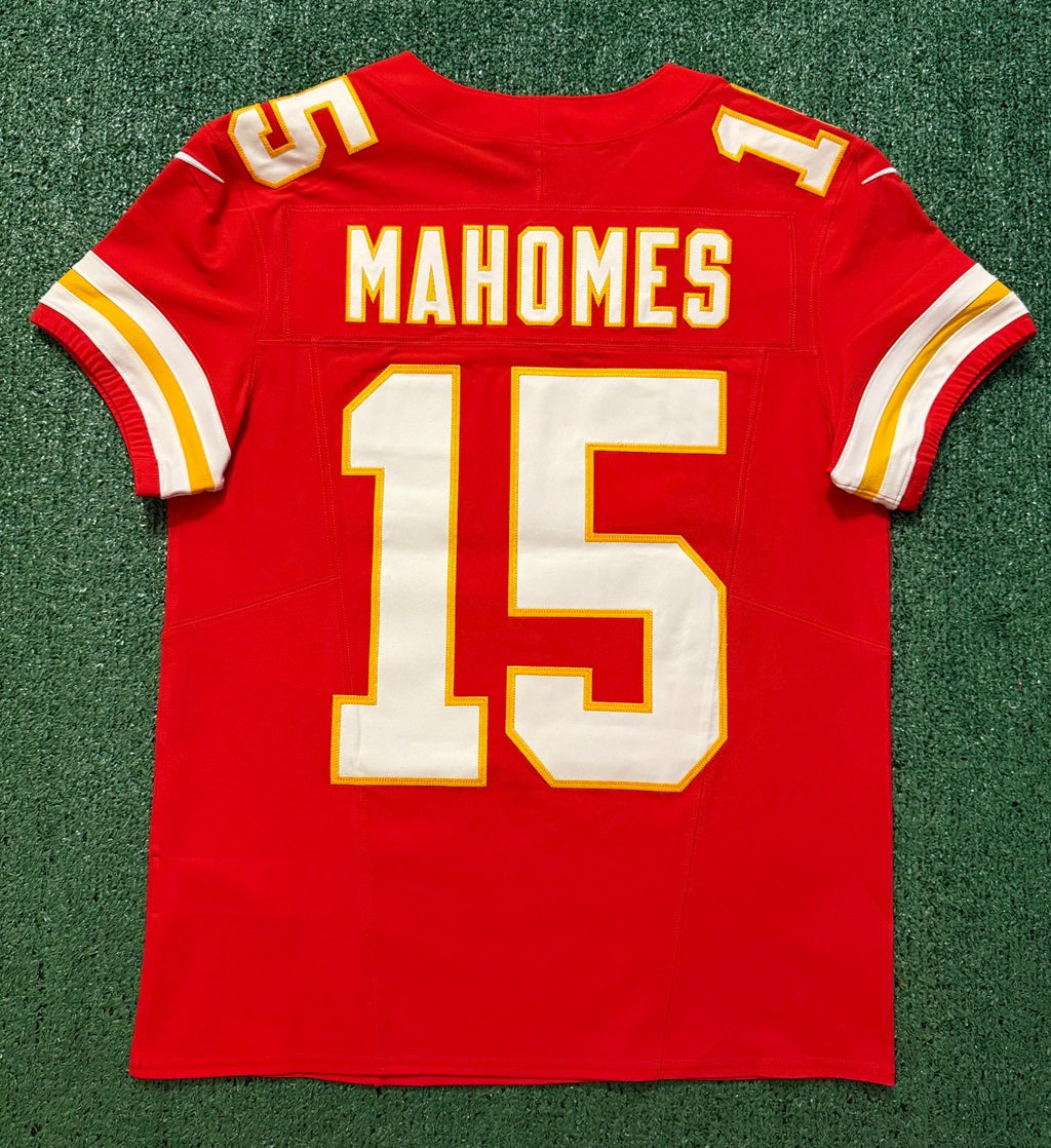 Patrick Mahomes Kansas City Chiefs Jersey #15 Nike Vapor FUSE Elite Red Size 40 (M) NFL