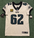 Jason Kelce Philadelphia Eagles Jersey #62 Nike Vapor Elite White Size 40 (Medium) NFL