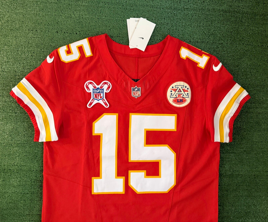 Patrick Mahomes Kansas City Chiefs Jersey #15 Nike Vapor FUSE Elite Red Size 48 (XL) NFL