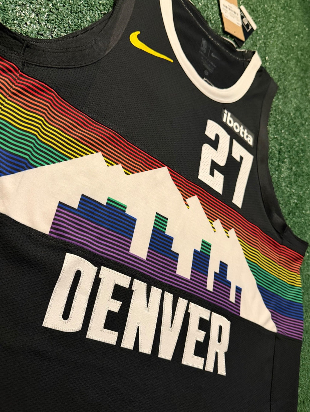 Jamal Murray Denver Nuggets Jersey #27 Nike ADV Authentic Black Size 48 (L) NBA