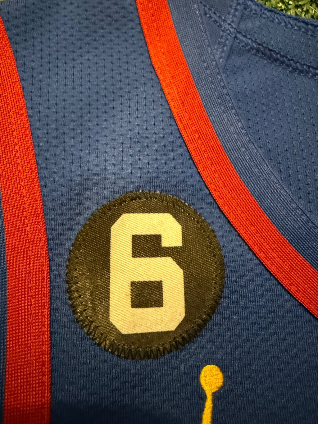 Nikola Jokic Denver Nuggets Jersey #15 Nike ADV Authentic Blue Size 48 (L) NBA