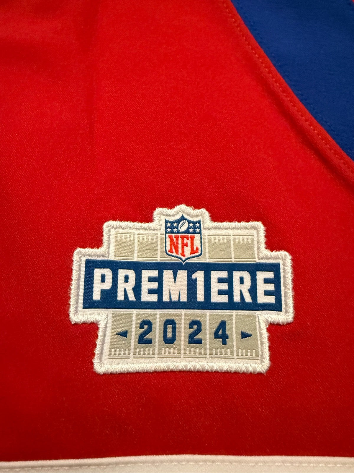 Malik Nabers New York Giants Jersey #1 Nike Vapor FUSE Elite red Size 44 (Large) NFL