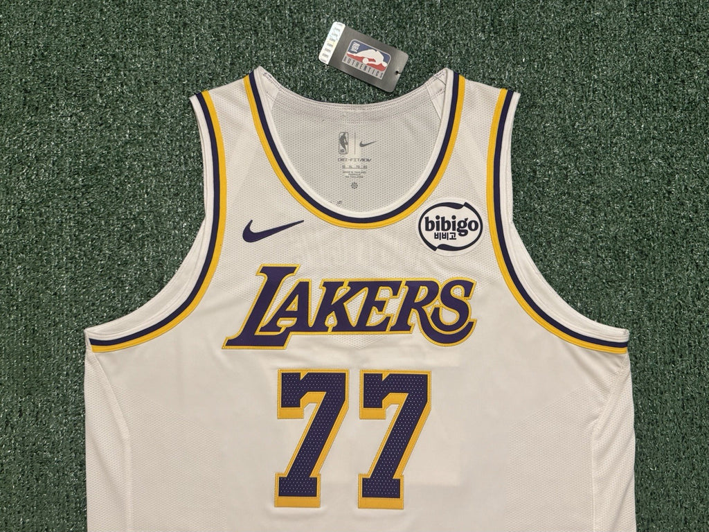 Luka Doncic Los Angeles Lakers Jersey #77 Nike ADV Authentic White Size 52 (XL) NBA