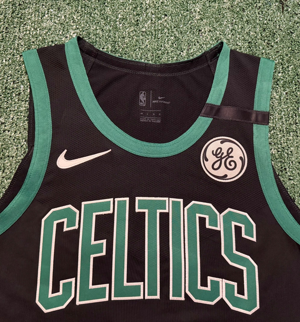 Jaylen Brown Boston Celtics Jersey #7 Nike Vaporknit Authentic Black Size 48 (Large) NBA