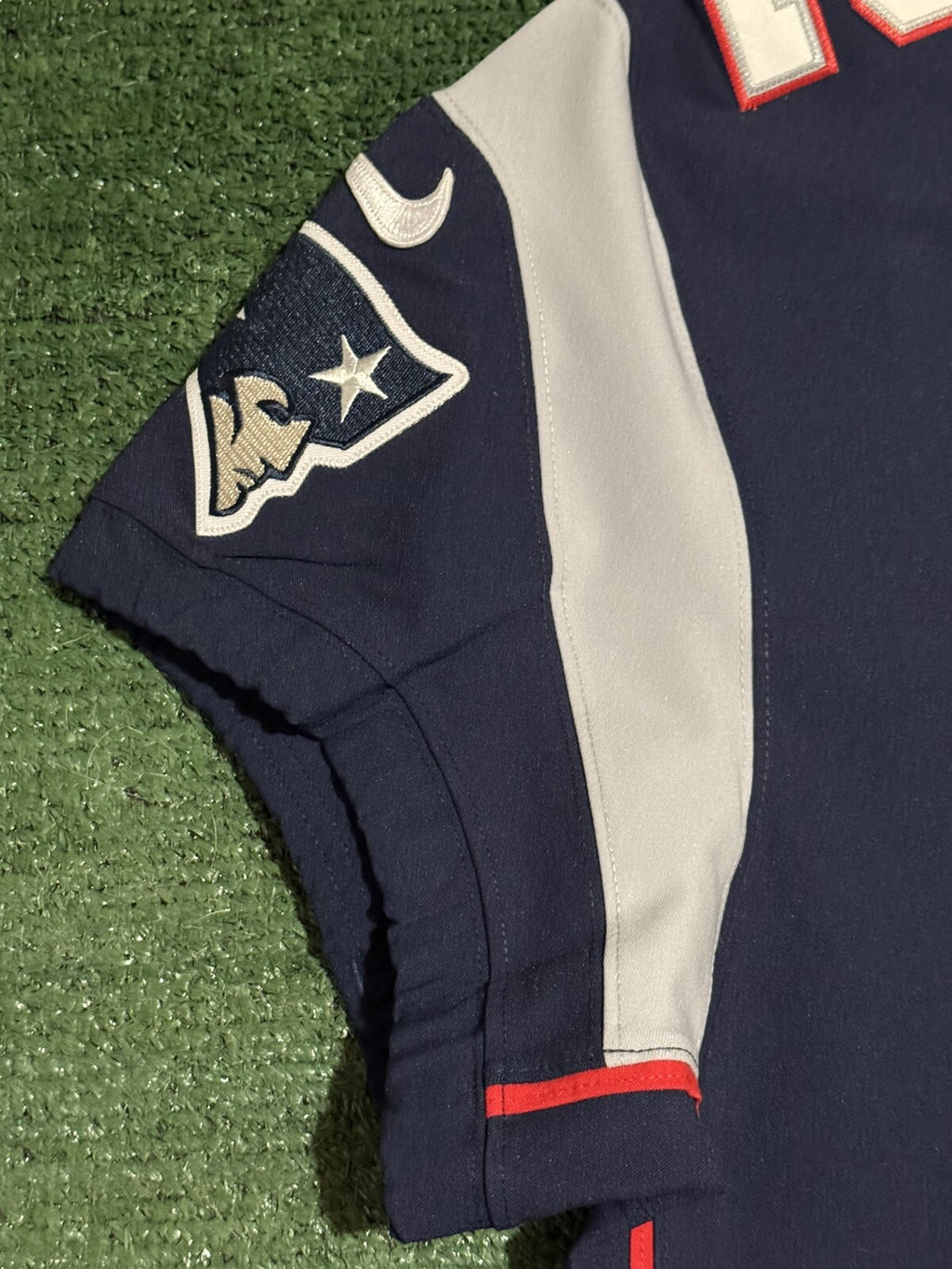Tom Brady New England Patriots Jersey #12 Nike Vapor Elite Blue Size 48 (XL) NFL