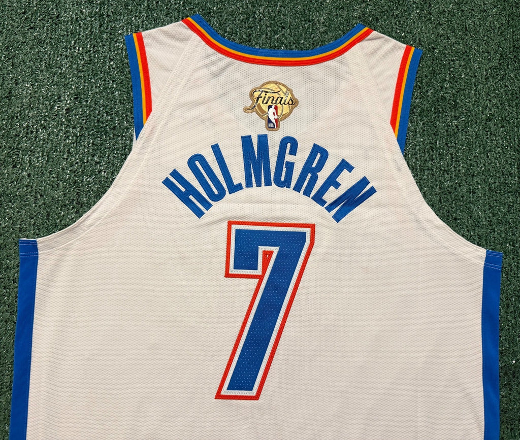 Chet Holmgren Oklahoma City Thunder Jersey #7 Nike ADV Authentic White Size 48 (L) NBA