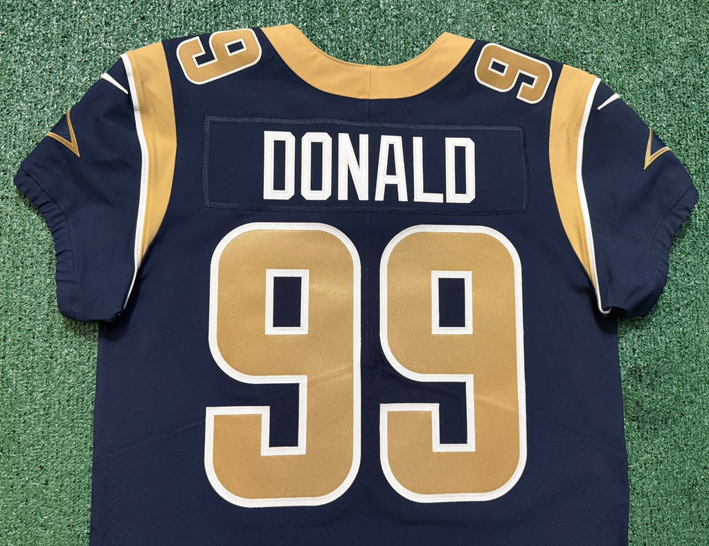 Aaron Donald Los Angeles Rams Jersey #99 Nike Vapor Elite Blue Size 44 (Large) NFL