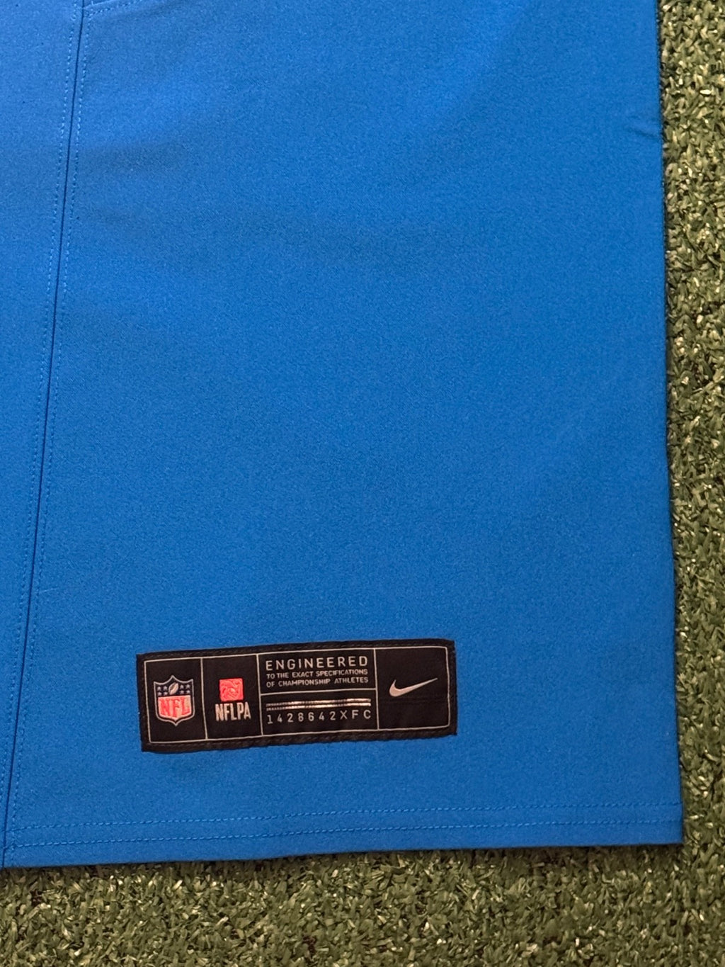Penei Sewell Detroit Lions Jersey #58 Nike Vapor FUSE Elite Blue 48 (XL) NFL