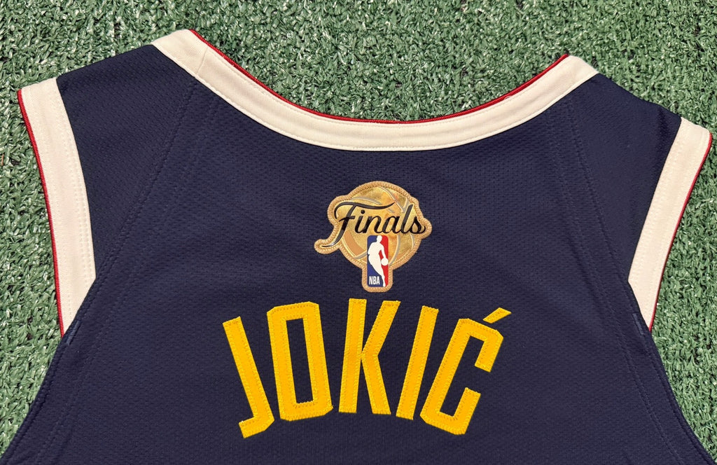 Nikola Jokic Denver Nuggets Jersey #15 Nike ADV Authentic Navy Size 48 (L) NBA