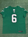 Devonta Smith Philadelphia Eagles Jersey #6 Nike Vapor F.U.S.E Elite Kelly Green 48 (XL) NFL