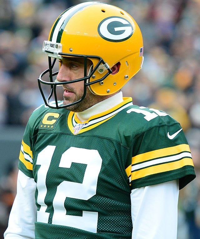 Aaron Rodgers Green Bay Packers Jersey #12 Nike Vapor Elite Green Size 44 (Large) NFL